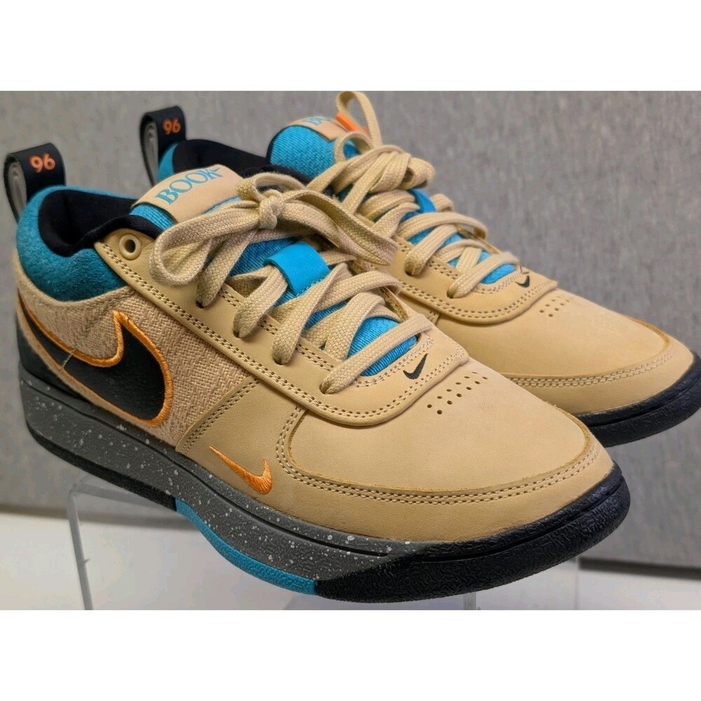 Nike Mens Book 1 Mowabb Sesame Black Shoes Sz 8 New Sneaker IF2406-200